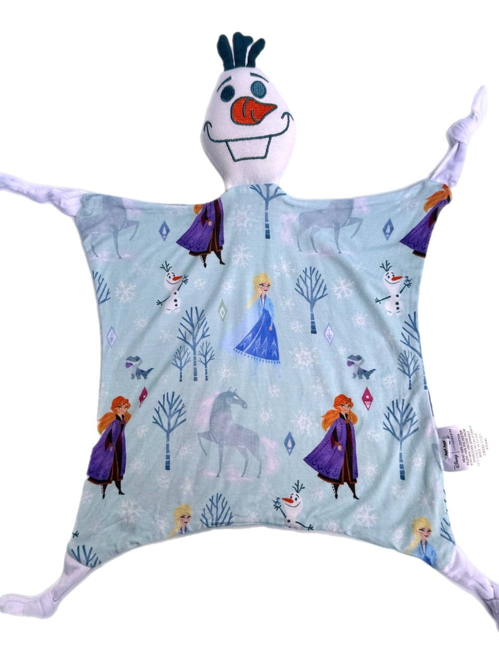 Little Sleepies Disney Frozen Lovey Blanket Olaf Elsa Ana Bamboo security